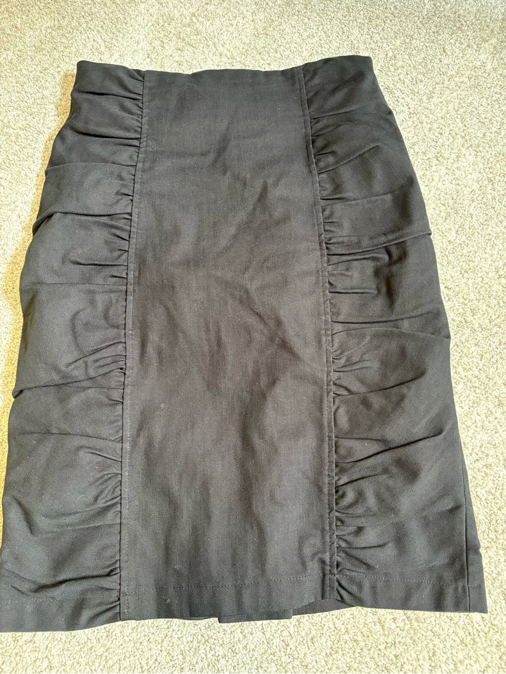 Nanette Lepore Ruffled Panel Pencil Skirt